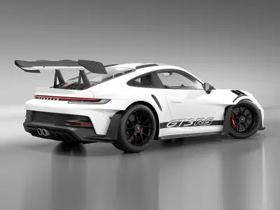 PORSCHE 911 GT3 RS 992 WEISSACH 2023 3D model