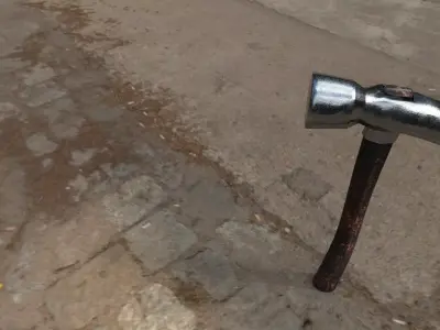 carpenter hammer 3D model