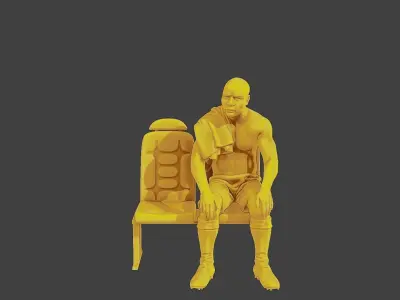 Soccer Player SP 014 3D print model