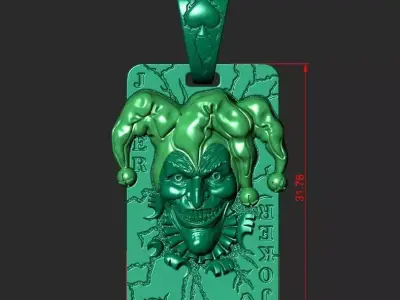 JOKER PENDANT 3D print model