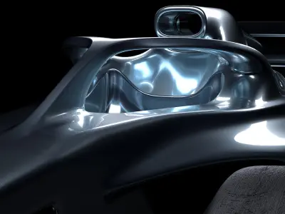 F1 Formula 1 One Racing Sports Car Vehicle 3D model