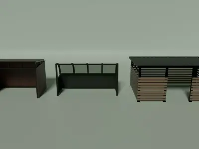GAME READY CANOPY ASSET PACK Free low-poly 3D model