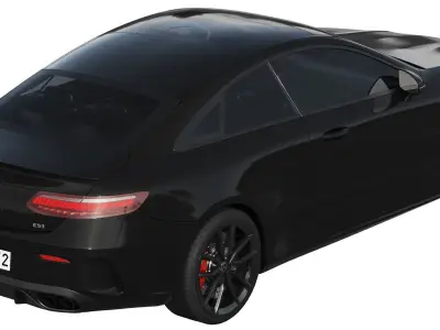Mercedes-Benz E53 AMG Coupe 2021 3D model