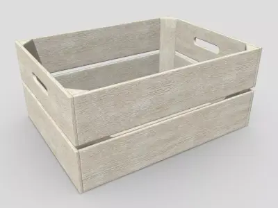 CC0 - Crate 4 wooden Free low-poly 3D model