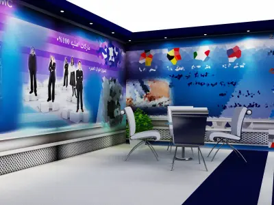 Booth Exhibition Stand a467c  3D model