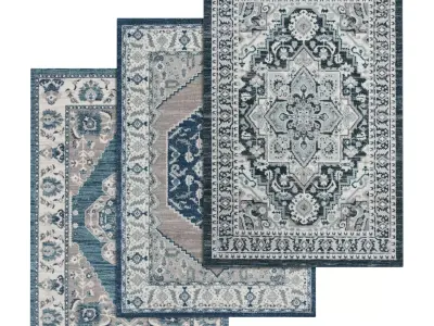Rug Set 203 3D model
