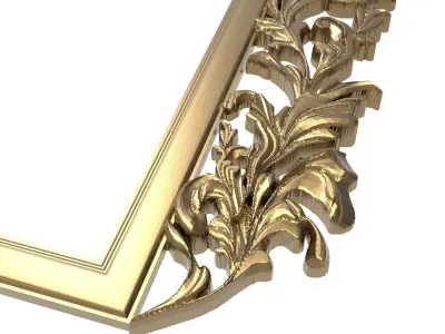 Carved Picture Frame 3D model