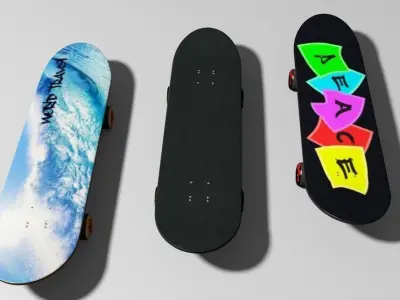 Skateboard 3D model