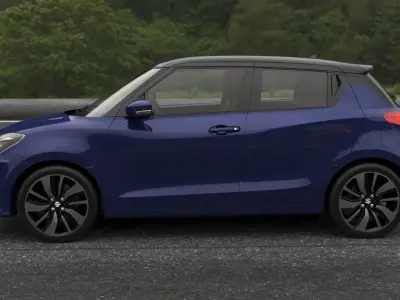 maruti suzuki swift facelift 3D model