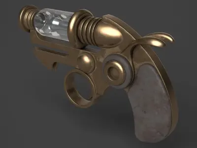 Fantasy Gun 23 3D model