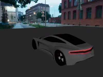 Aston Martin concept car 3D model