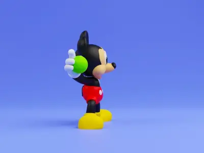 Mickey Mouse 3d print model 3D print model