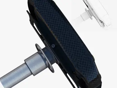 RS16 Steering Wheel Low-poly 3D model