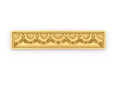 Classic decor ornament carved 26 3D model
