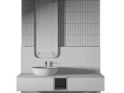Luxury Bathroom 301 3D model