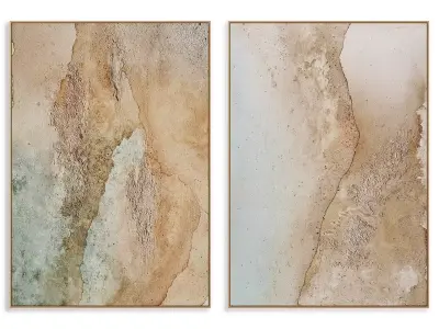 Abstract Painting Frame set 3D model 17