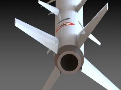 sam missile  3D print model