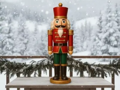 Soldado Quebra Nozes Classico  Classic Nutcracker Soldier 3D print model