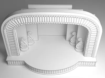 Wedding Stage 3D model