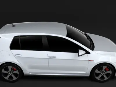 Volkswagen Golf 7 GTI 5D 2016 3D model