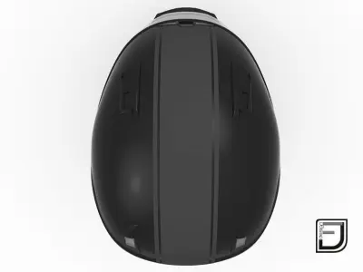Black Helmet 05 3D model