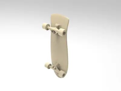 Skate skateboard 3D print model