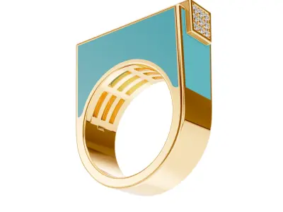 David Webb Hero Ring  3D print model