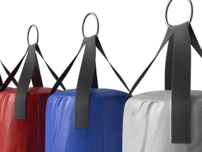 Punching Bags Set 3D model