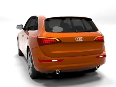 AUDI Q5 2009 LOWPOLY Low-poly 3D model