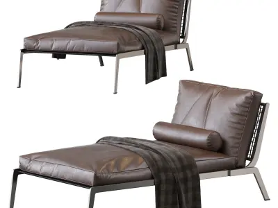 Chaiselongue Flexform Happy 3D model