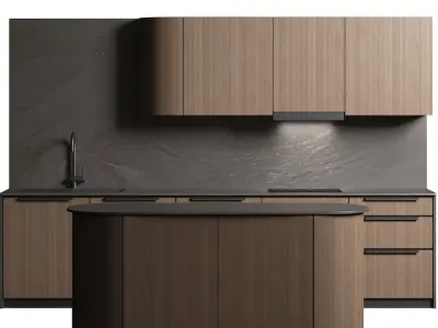 minimal kitchen  3D model