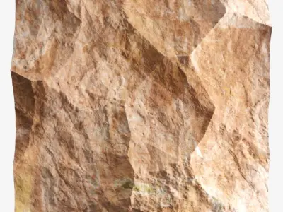 43-RockPanel sandstone rock texture 3D model