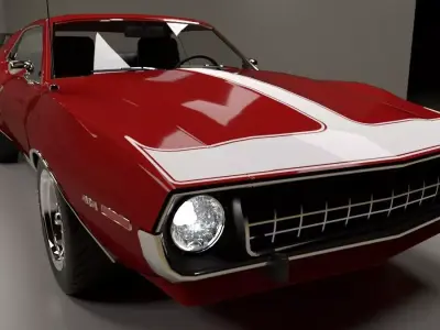 AMC Javelin AMX 1974 3D model