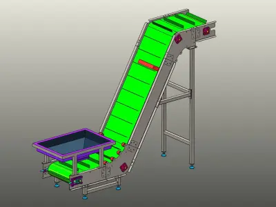 FEEDING CONVEYOR 3D print model
