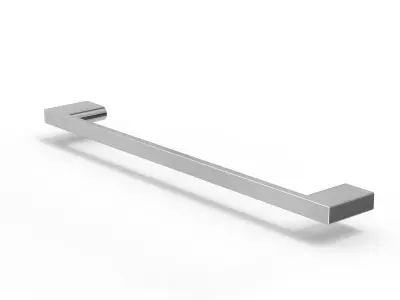 Slim C-Shaped Handle Free 3D model