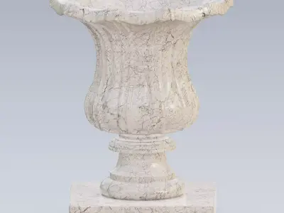 Garden urn planter13 3D model