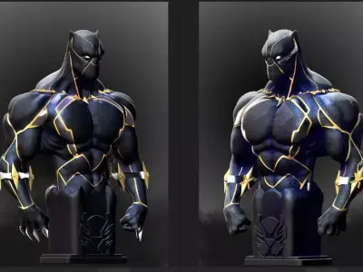 PANTERA NEGRA  3D print model