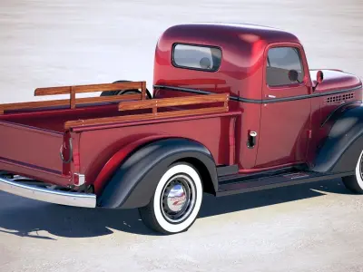 Chevrolet Pickup CG 1946 3D model