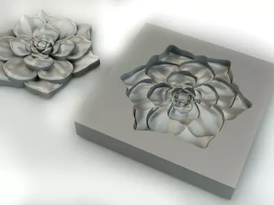 Flower - silicone mold for 3D printer in stl format 3D print model