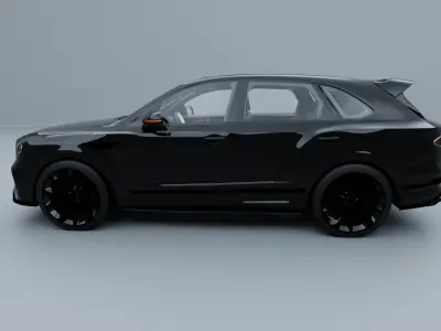 Bentley-Bentayga With Interior 3D model