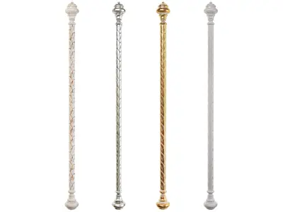 Classic pilaster 07 3D model