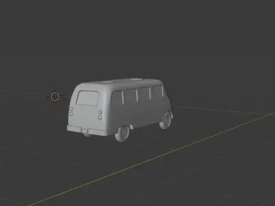  ZSD Nysa N59 Bus Car Van 3D model