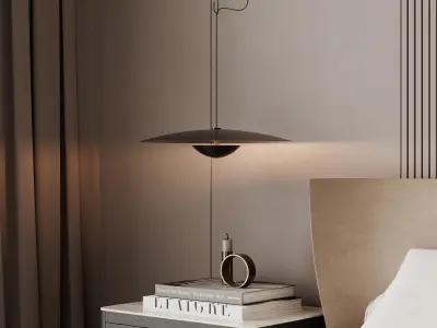 Bedroom interior scenes 3D model V4