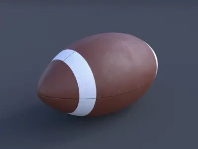 American Football 3D model