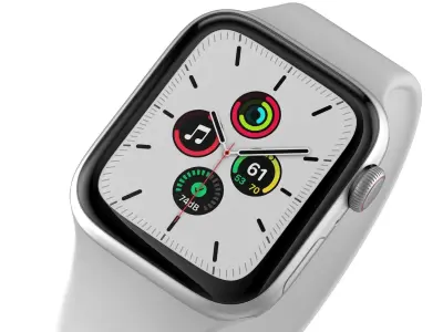 Apple Watch SE Silver 3D model