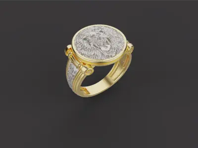 Bear Ring 53151 3D print model