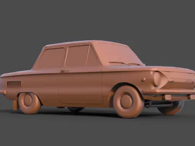 Zaz 968 3D print model