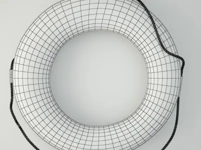 Life Preserver Ring 2 3D model