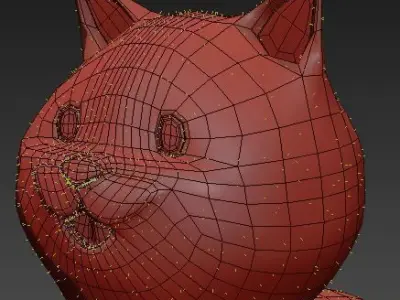 Kitten cat 3D model