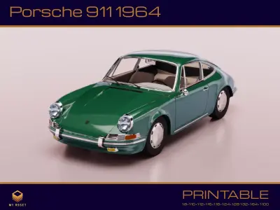 Porsche 911 1964 3D print model